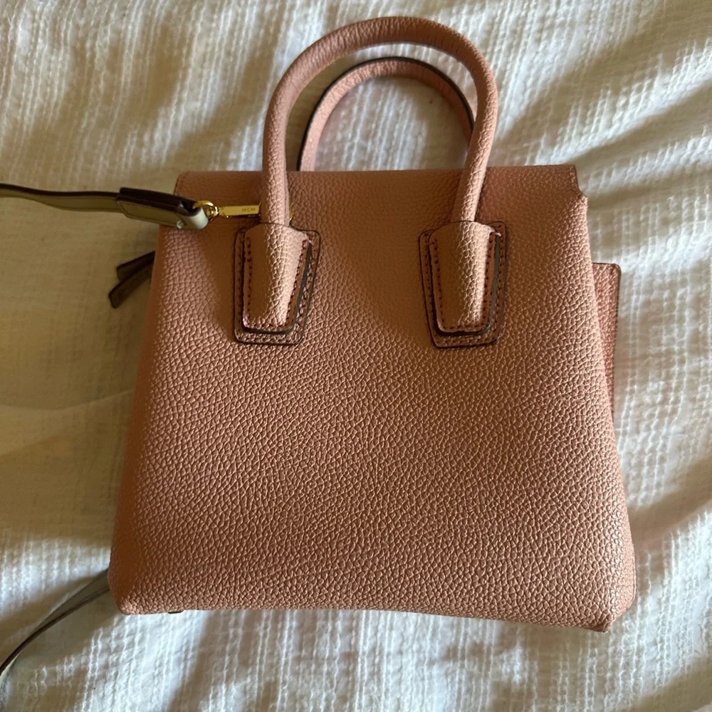 Pink MCM mini Milla bag - Picture 9 of 12